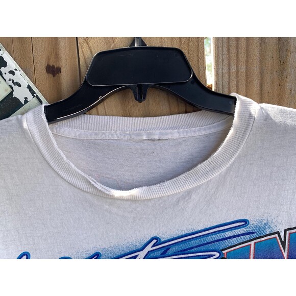 Vintage Y2K NASCAR Mark Martin Taurus Valvoline racing tee 2XL white - Picture 5 of 9